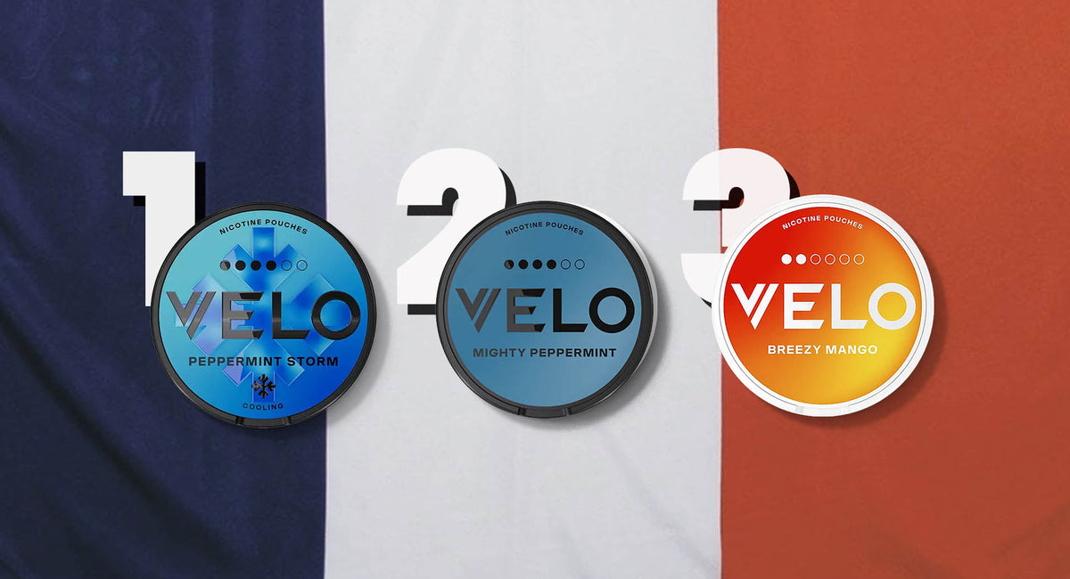 Buy Velo Nicotine pouches online to France