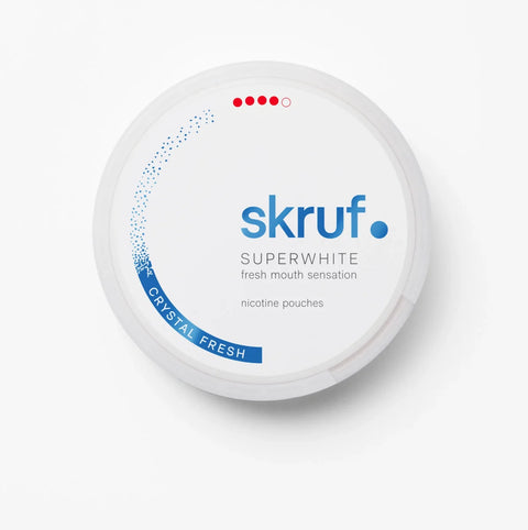 Skruf Superwhite Crystal Fresh Extra Strong