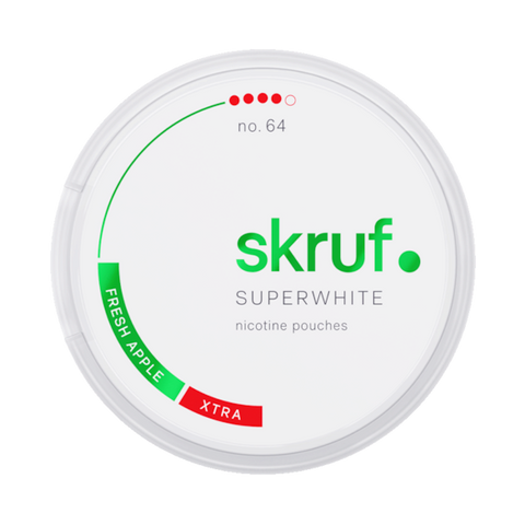 Skruf Supewhite No 64 Fresh Apple Extra Strong