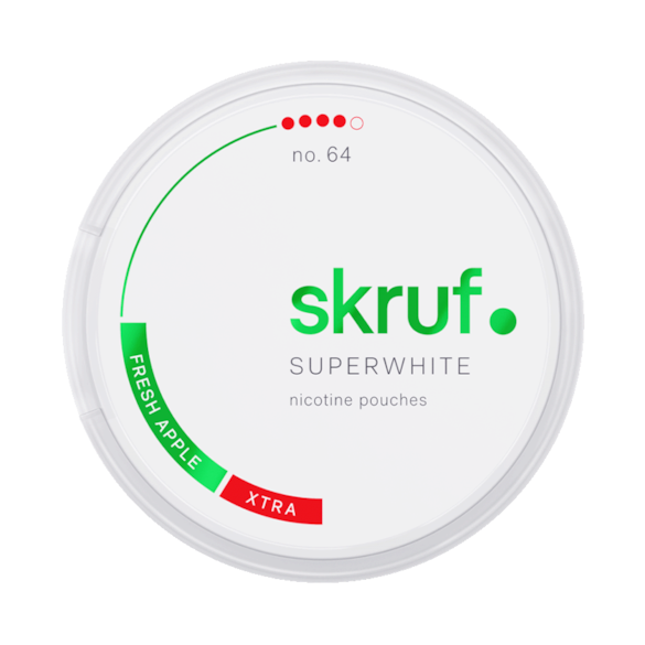 Skruf Supewhite No 64 Fresh Apple Extra Strong