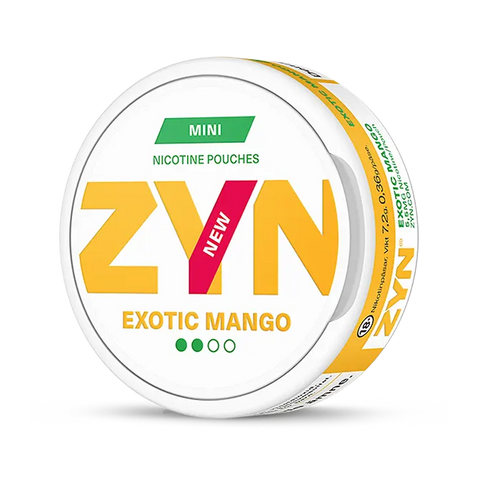 ZYN Exotic Mango Mini Regular Angle