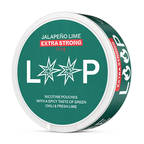 LOOP Jalapeno Lime Slim Extra Strong angle